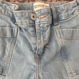 Abercrombie Kids Sky Blue High Rise Jeans